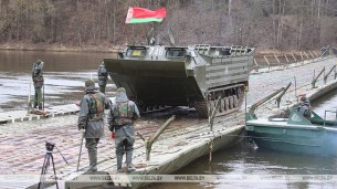 Совместные учения МЧС и военных прошли под Гродно